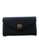 Pinko Women's Black Chevron Quilted Flap Wallet