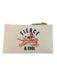 Pinko Women's Ivory Fierce Graphic Zip Card Holder Set