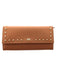 Pinko Women's Tan Studded Continental Flap Wallet