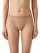 Pinko Women's Beige Logo-Lace Mid-Rise Briefs-XS