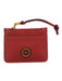Pinko Women's Red Zip Card Holder with Wrist Strap