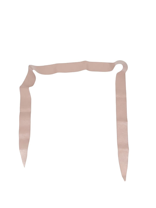 Pinko Women's Pink Wide Sash Polyester Belt-Small