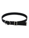 Pinko Women's Black Double-Ring Webbing Polyester Belt-Medium