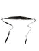Pinko Women's Vintage Black Leather Sash Leather Belt-Small