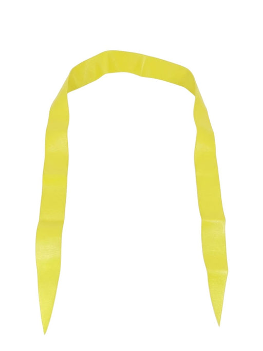 Pinko Women's Yellow Wide Sash Polyester Belt-Small