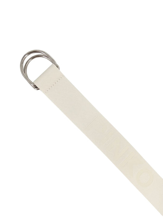 Pinko Women's White Skinny Polyester Belt-Medium