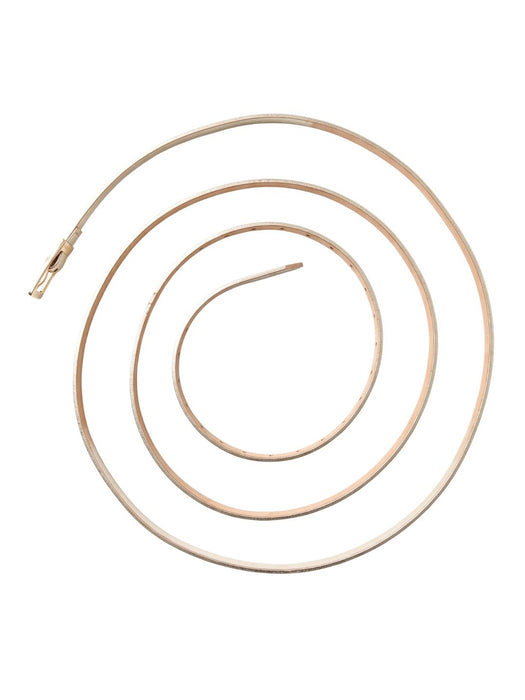 Pinko Women's Gold Double-Wrap Chain Leather Belt-Medium