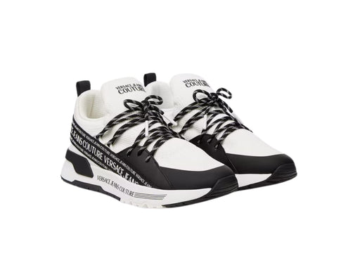 Versace Jeans Couture Mens Monochrome Retro Court Sneakers