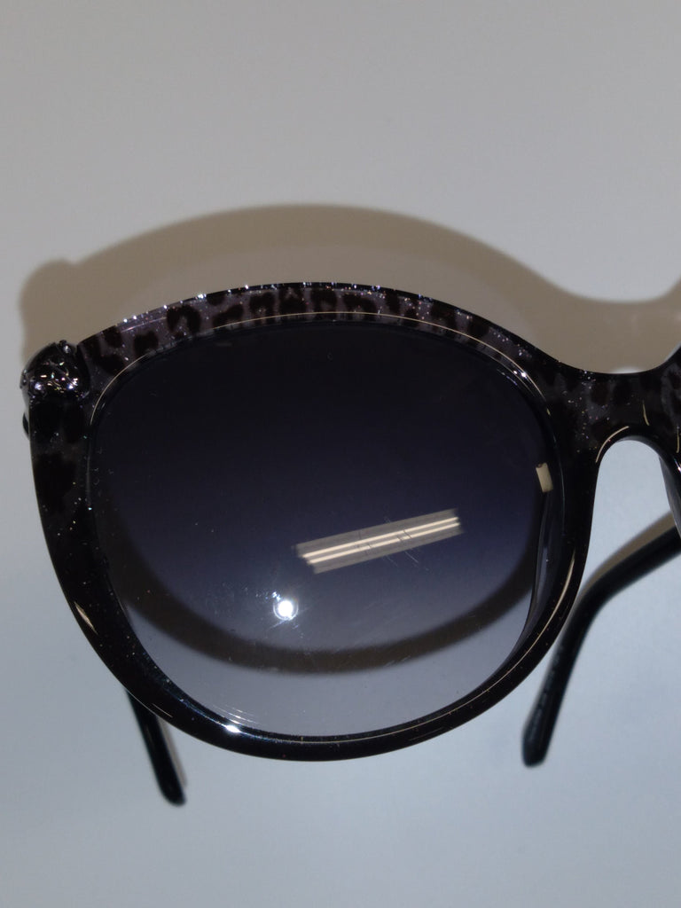 Roberto Cavalli RC979S 20B TANIA Purple/Black Round Sunglasses