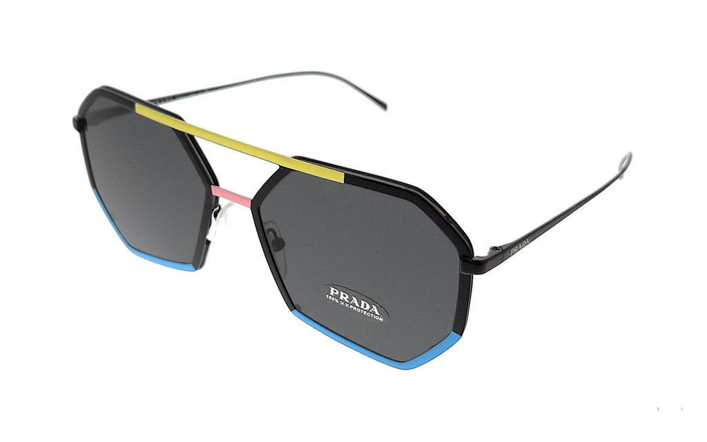 Prada  Aviator Full Rim Black Blue Sunglasses