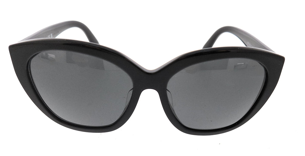 Prada 0PR 16XSF 1AB5S0 Black  Oval  Sunglasses