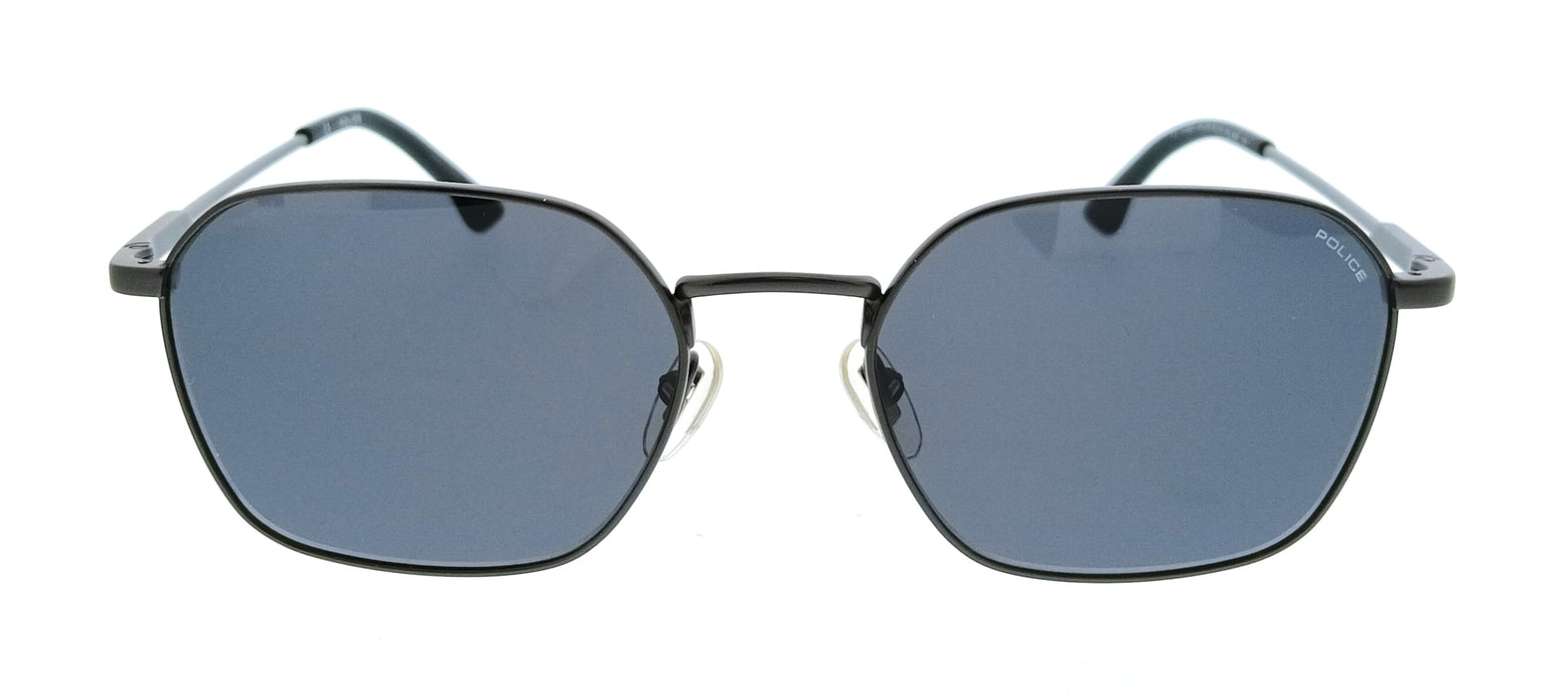 POLICE PL970 627 Gunmetal Geometric Mens Sunglasses