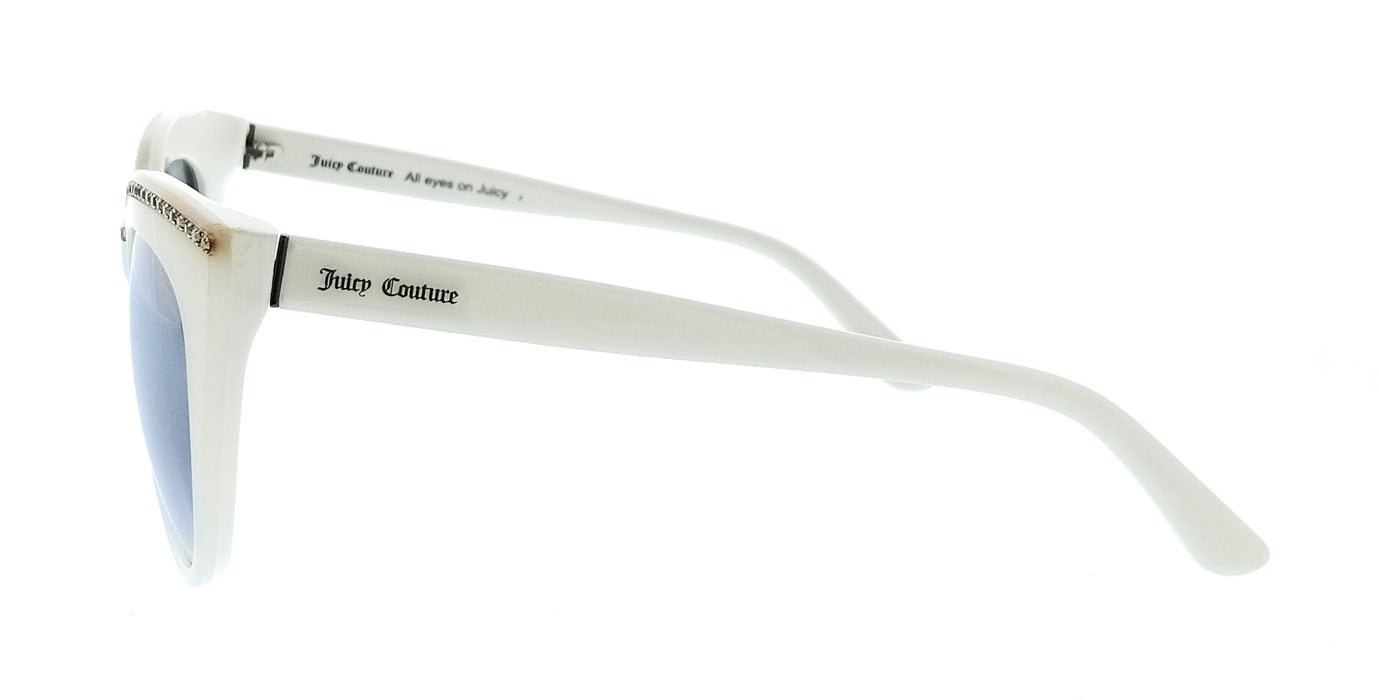 Juicy Couture JU595/S 0VK6/GO White Cat Eye Sunglasses