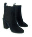 Dolce & Gabbana Black Block Heel Black Suede Ankle Boots-39
