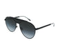Jimmy Choo AVE/S 807 Black Aviator Sunglasses