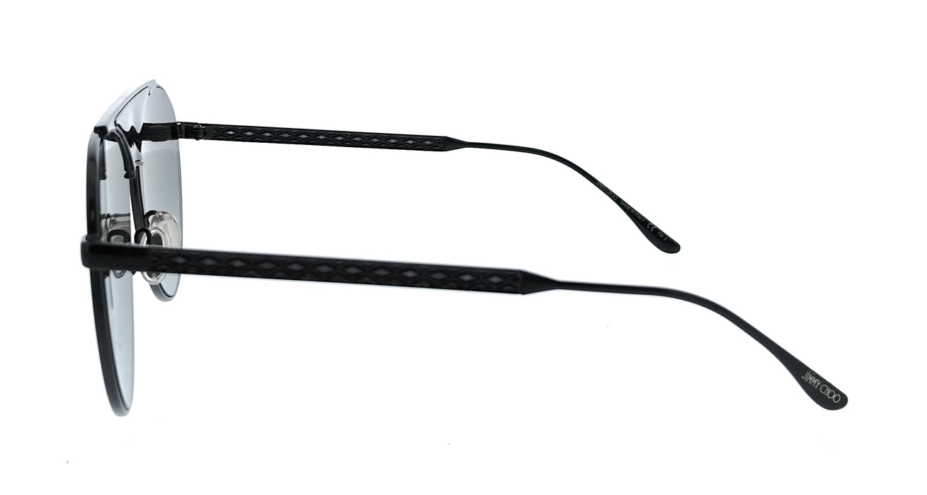 Jimmy Choo AVE/S 807 Black Aviator Sunglasses