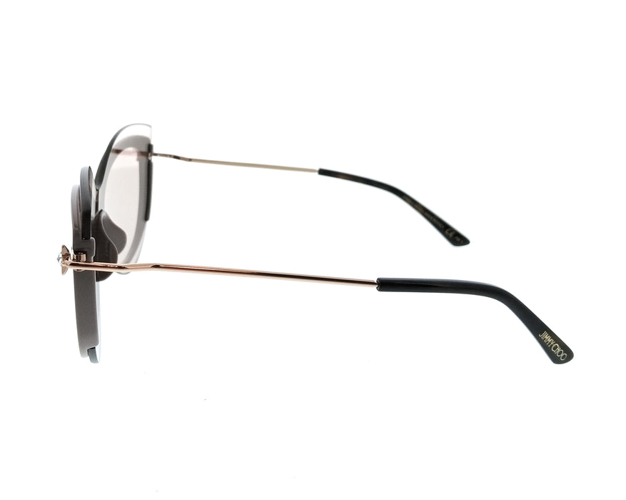 JIMMY CHOO CLEAGS 0FWM K1 Beige Cateye Sunglasses