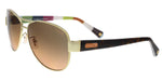 Coach HC 7003 9012/95 L012 KRISTINA Gold/Orange Round Sunglasses