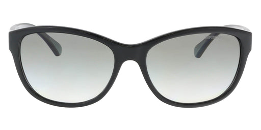 Emporio Armani EA4080 50178E Black  Oval Sunglasses