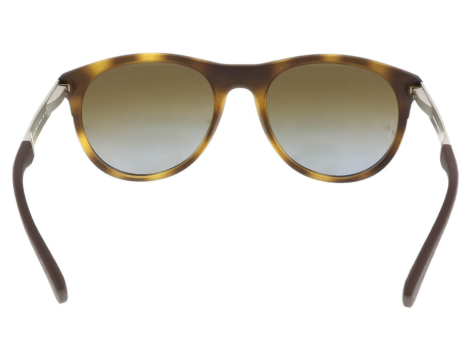 Emporio Armani EA4084 5089T5 Havana/Silver Round Sunglasses