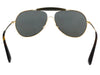 Prada PR 56SS 5AK4L0 Gold Aviator Sunglasses