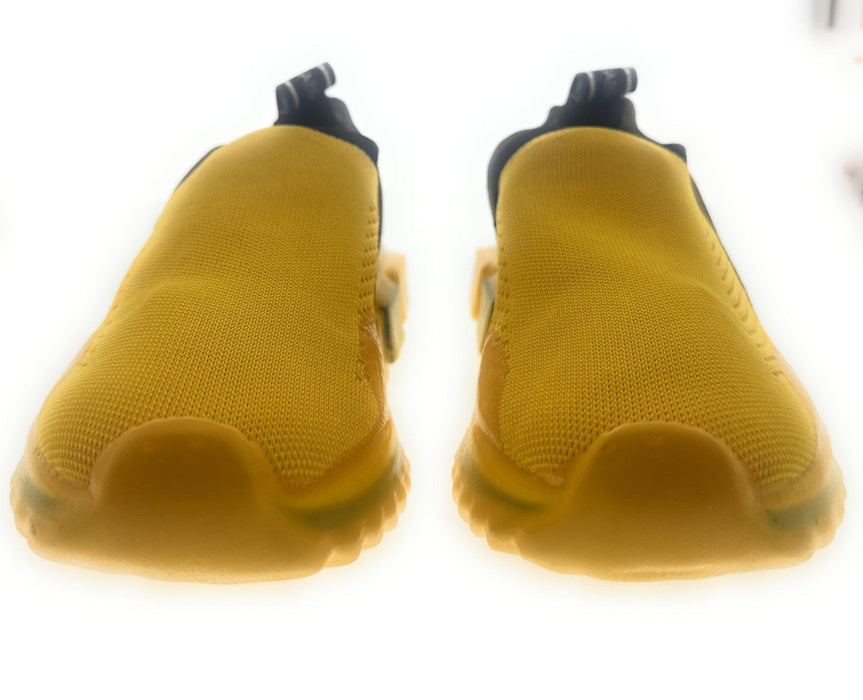 Dolce & Gabbana Yellow Knit Gloss Liquid Melt Sole Sneakers-EU36.5