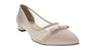 Ventutto Powder Pink Mesh Ballerina Flats-9