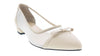 Ventutto Beige Mesh Ballerina Flats-