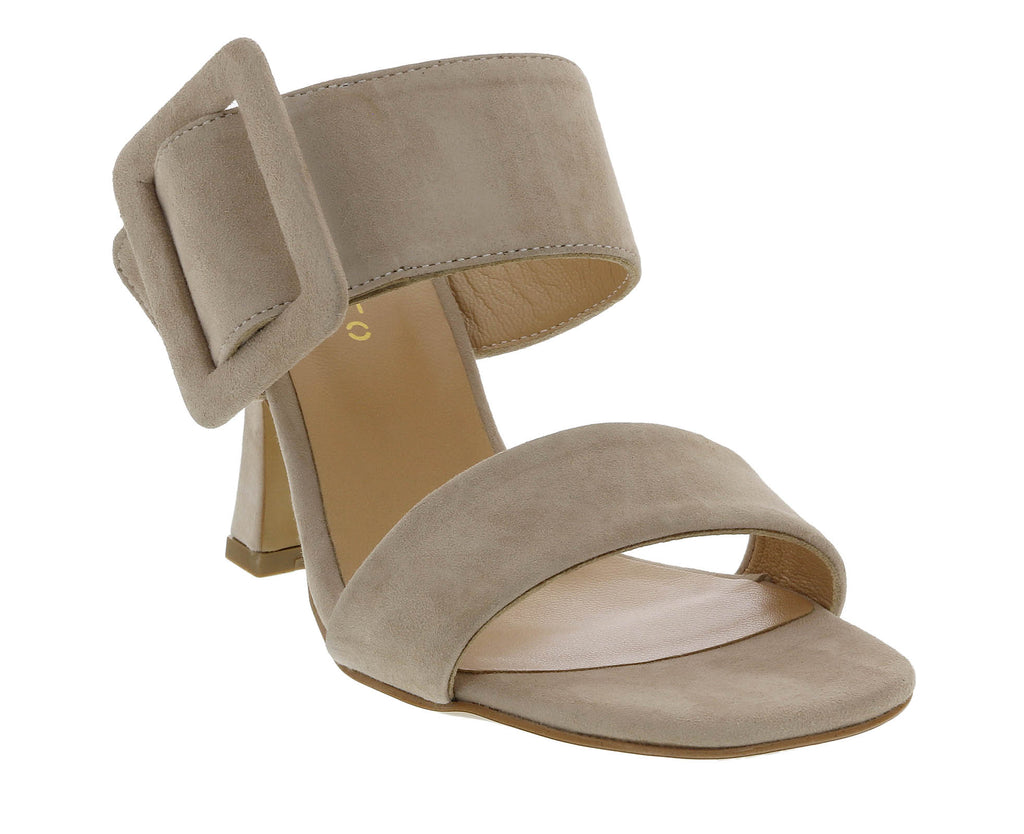 Ventutto Latte Wide Buckle High Heel Slide-9