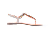 Ventutto Rio  Crystal Cluster T-Strap Sandal