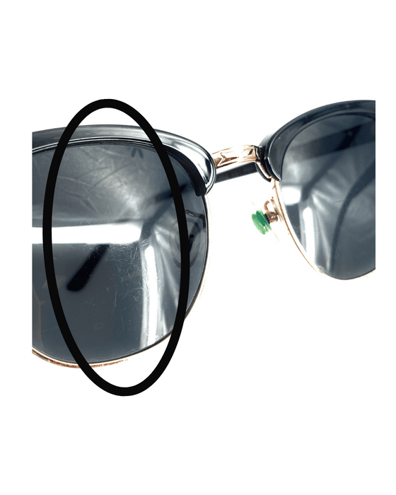 Defective/Store Return Ray Ban RB3016 1223C4 Clubmaster Sunglasses