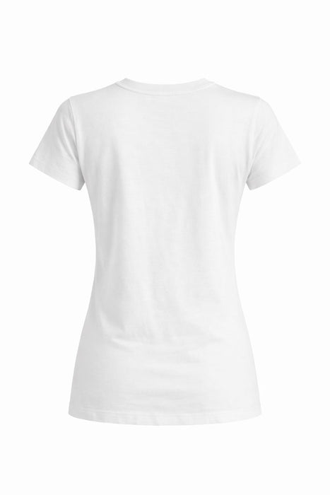 Cavalli Class White Leopard Print Logo T-Shirt–M