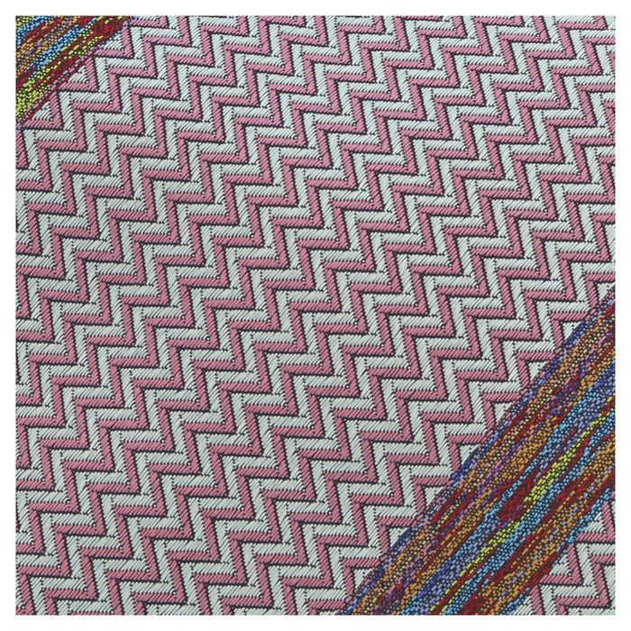 Missoni U4317 Pink/Silver Chevron 100% Silk Tie