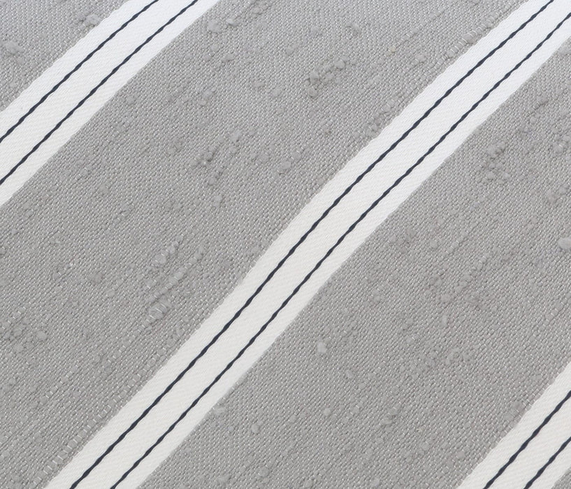 Missoni U4221 Gray/Cream Regimental 100% Silk Tie