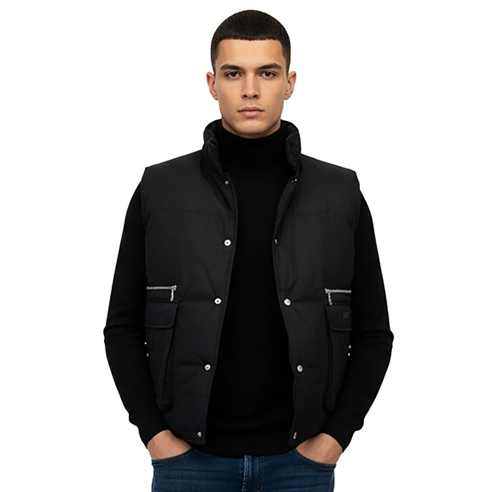 GianFranco Ferre GFF 014 Nero Black Sleeveless Jacket