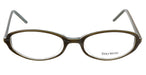 Vera Wang V 009 OL 49 Demi Olive Plastic Womens Optical Frame