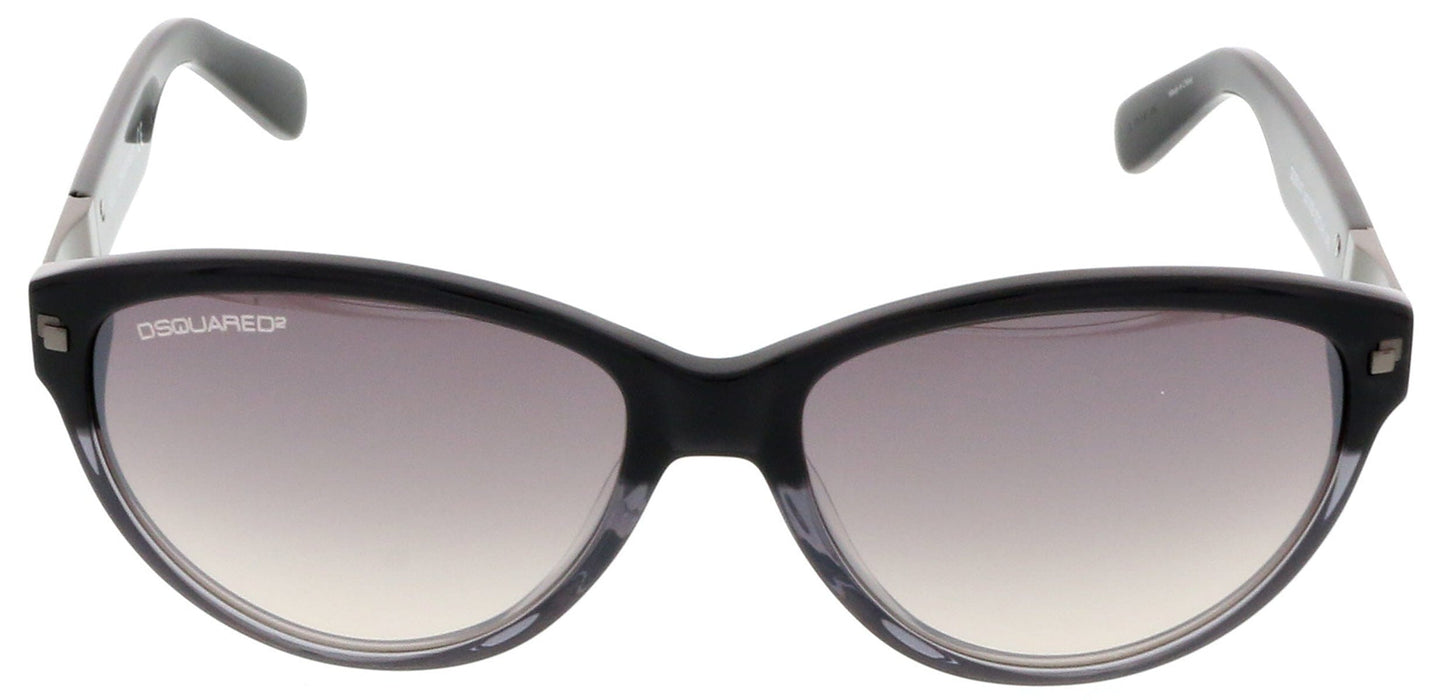 Dsquared DQ0147/S 05B Black Gradient Cat Eye Sunglasses