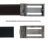 HS Collection HSB 6001  Black/Brown Reversible/Adjustable Mens Belt