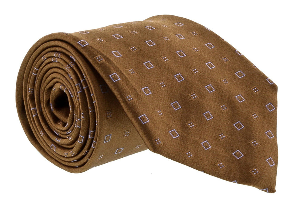 Gianfranco Ferre J037 U2F Brown Silk Mens Tie