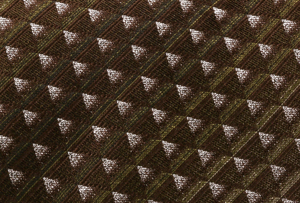 Gianfranco Ferre J092 U4J Brown Silk Mens Tie