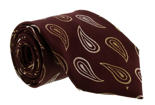 Gianfranco Ferre J094 U9E Eggplant Silk Mens Tie