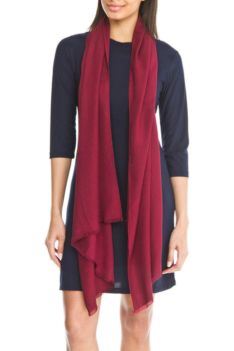 Gianfranco Ferre Burgundy Pashmina Scarf