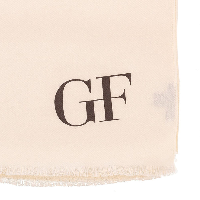 Gianfranco Ferre Ivory Pashmina Scarf