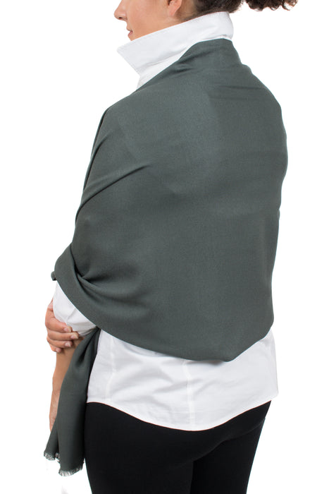 Gianfranco Ferre Military Green Pashmina Scarf