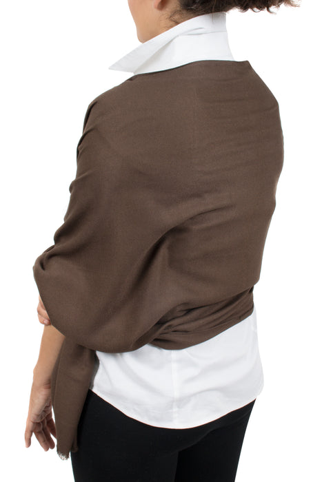 Gianfranco Ferre Brown Pashmina Scarf