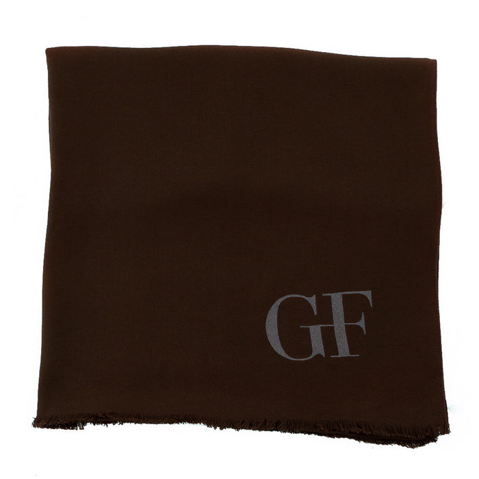 Gianfranco Ferre Brown Pashmina Scarf