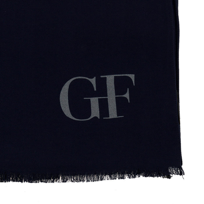 Gianfranco Ferre Navy Blue Pashmina Scarf