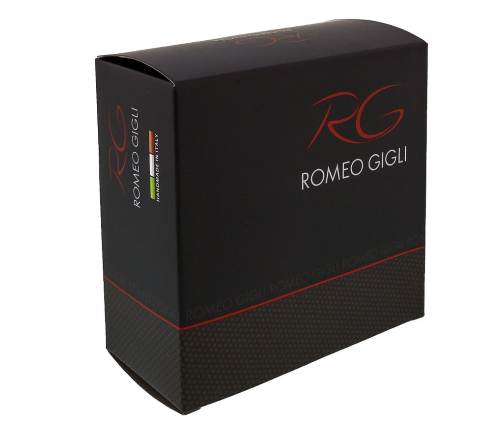 Romeo Gigli C956/3R NERO.MORO Black/Brown Leather Adjustable Mens Belt