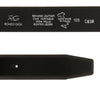 Romeo Gigli C838/35S NERO  Black Leather Adjustable Mens Belt