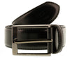 Romeo Gigli  Black Leather Adjustable Mens Belt